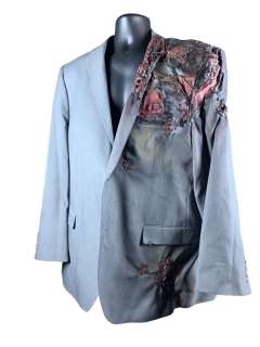 Lot 270 - The Dark Knight Aaron Eckhart Screen Test worn 2 Face Suit Jacket.