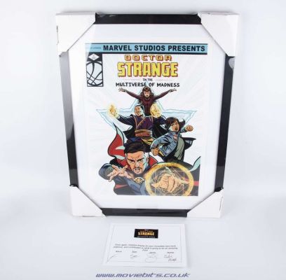 Cambria Math | Doctor Strange in the Multiverse of Madness - Cast & Crew Gift Poster | Movie Bits