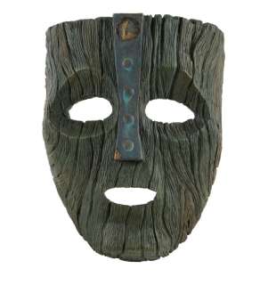 Lot 1314 - THE MASK: JIM CARREY “STANLEY IPKISS/THE MASK” MASK PROP (WITH DVD)