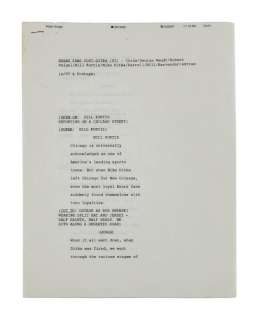 Lot 470 - CHRIS FARLEY: ROBERT SMIGEL FAXED "SATURDAY NIGHT LIVE" FINAL HOSTING "DA BEARS" UNAIRED SKETCH SCRIPT