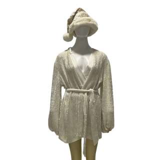 Hustlers Ramona Jennifer Lopez Screen Worn Robe Shirt Pants & Hat Ch 31 Sc 135-137 | VIP Fan Auctions