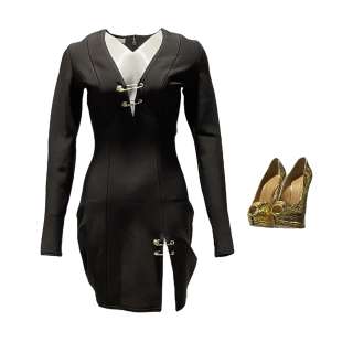 Hustlers Ramona Jennifer Lopez Screen Worn Dress Shoes Earrings & Ring Ch 23 Sc 110-116 | VIP Fan Auctions