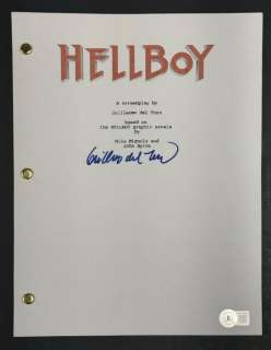 Guillermo del Toro Signed Hellboy Movie Script Beckett Authenticated | Mynt Auctions
