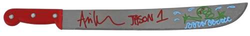 Ari Lehman Friday The 13th "Jason 1" Signed Machete w/ Sketch BAS Witnessed | Activity Auctions