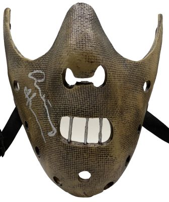 Anthony Hopkins Signed Hannibal Lecter Mask The Silence of the Lambs Beckett BAS | Activity Auctions
