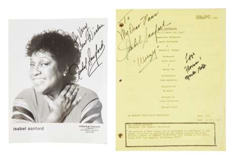 Lot 1037 - The Jeffersons | Marla Gibbs And Isabel Sanford Signed "You‘ll Never Get Rich" Script