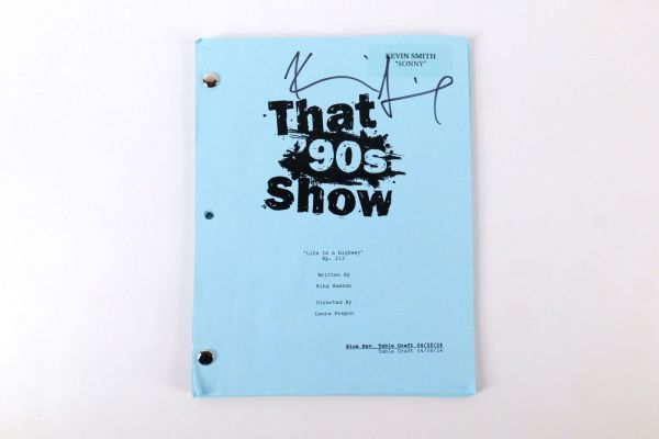 That 90’s Show "Life is a Highway" Episode 213 Blue Rev. Table Draft | Bodnars Auction