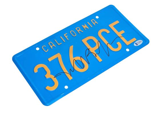 The Big Lebowski | Jeff Bridges Signed License Plate | Julien’s