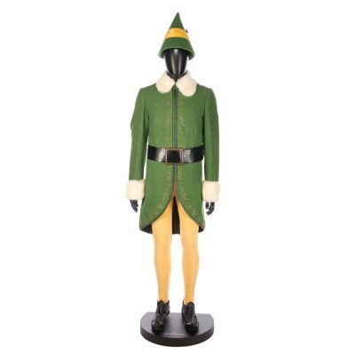 Elf (2003) | Lot 139 : Buddy’s (Will Ferrell) Hero Elf Costume with Screen-matched Tunic and Replica Hat | Propstore