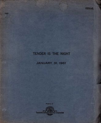 Lot 59 - Tender is the Night script cast signed | Piece of the Past