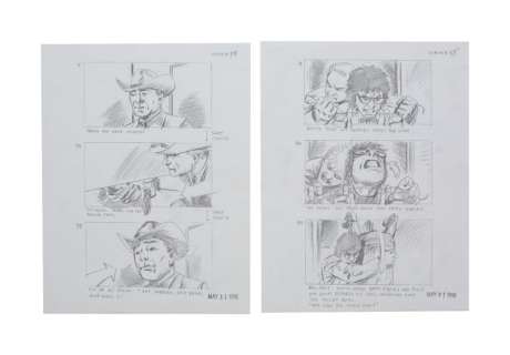 Austin Powers: International Man of Mystery | Three Scene #44-46 Storyboard Illustrations | Julien’s