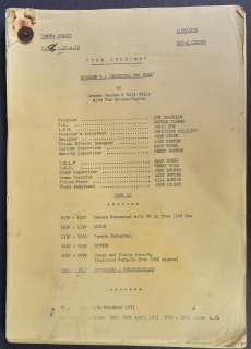 THE GOODIES (BBC 1970-1982) – ORIGINAL CAMERA SCRIPT | Auctioneum Ltd
