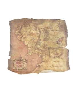 Lot 222 - Map Of Middle Earth Autographed by Sir Richard Taylor