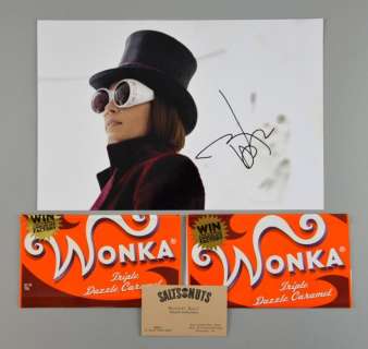 Charlie and The Chocolate Factory (2005) Hero ’Triple Dazzle Caramel’ Wonka Bar wrapper (foil embossed) & another not… | Ewbank’s
