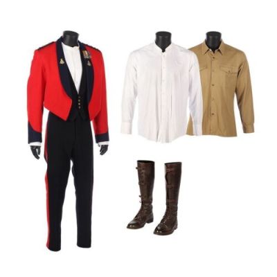 Downton Abbey (Tv Series, 2010-2015) | Lot 109 : Robert Crawley (Hugh Bonneville) Ceremonial Uniform, Shirts and Boots | Propstore