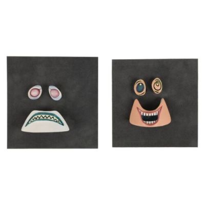 Nightmare Before Christmas, the (1993) | Mayor of Halloween Town’s (Glenn Shadix) Screen-Matched Happy Mouth with Happy Eyes and Sad Face Set | Propstore