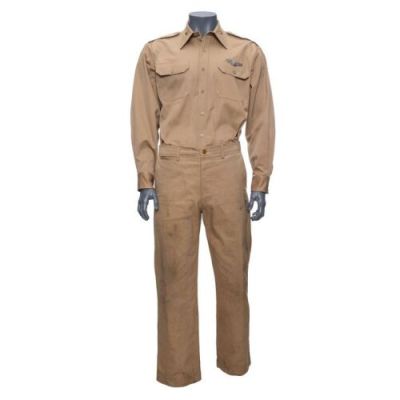 PEARL HARBOR (2001) - Lot #448 : First Lieutenant Rafe McCawley‘s (Ben Affleck) Distressed Summer Service Uniform