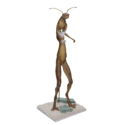 MEN IN BLACK II (2002) - Lot #236 : Tom Spina Designs-Built Drinking Worm Guy Display from Production-Made Puppet Components