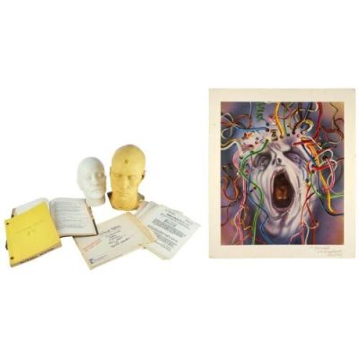 ALTERED STATES (1980) - Lot #676 : Dick Smith Collection: Pair of Dick Smith‘s Bound Scripts with William Hurt and Blair Brown Life Casts and Hand-Annotated Production Paperwork