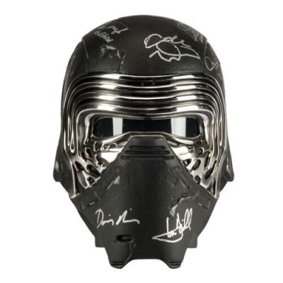 STAR WARS: THE FORCE AWAKENS (2015) - Lot #2232 : Key Cast and Crew-Autographed Kylo Ren‘s Helmet Replica