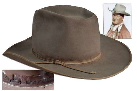 Scarce John Wayne Cowboy Hat Worn in Six Films That Defined The Iconic Actor‘s Western Career