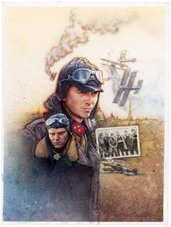 THE ADVENTURES OF YOUNG INDIANA JONES: ATTACK OF THE HAWKMEN VHS ORIGINAL ART BY MIKE BUTKUS. | Hake’s