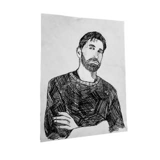 Lot #66: Snowpiercer Bennett Knox (Played By Iddo Goldberg) Production Used Sketch Of Ben