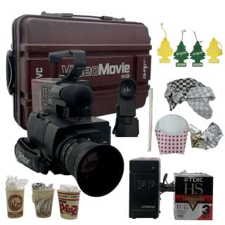 Maxxxine John Labat (Kevin Bacon) Screen Used Camcorder, Ac Power Adapter, Car Fresheners, Car Trash & Production VHS Tapes Sc 52 | VIP Fan Auctions