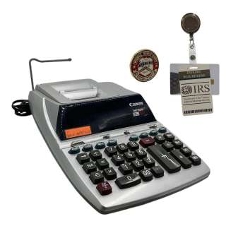Everything Everywhere All at Once Deirdre Beaubeirdre (Jamie Lee Curtis) Screen Used Printing Calculator, Badge & Pin | VIP Fan Auctions
