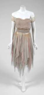 Lot 757 - LESLIE CARON RAG DRESS FROM THE GLASS SLIPPER