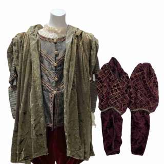 The Serpent Queen King Francis (Colm Meaney) Screen Worn Cloak, Tunic, Undershirt, Trousers & Sleeves Ep 103, 104 | VIP Fan Auctions