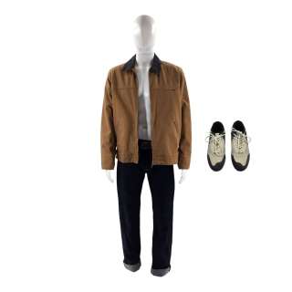 Novocaine Nate (Jack Quaid) Screen Worn Belt, Jacket, Jeans & Sneakers Ch 10 Sc 100 | VIP Fan Auctions