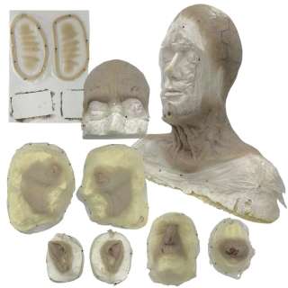 The Last Voyage of the Demeter Dracula / Nosferatu (Javier Botet) In Emaciated Form Production Used Cowl, Forehead, Right Face Side, Left Face Side, Right Ear, Left Ear, Nose, Chin & 2 Prosthetics | VIP Fan Auctions