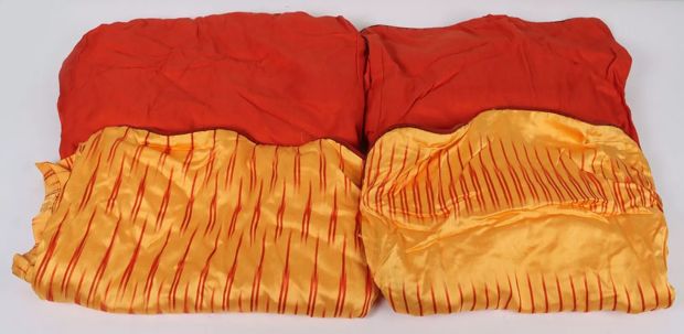 Lot 97 - Shepherd’s Pie UK Ltd Saltburn Movie Film Prop Pale Dining Room Seat Covers used in the film. | Other auctions