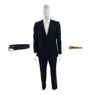 G20 VP Harold Moseley (Clark Gregg) Screen Worn Belt, Suit Jacket, Suit Pants, Button-Up Shirt & Tie Clip Ch 1a Sc 19 | VIP Fan Auctions