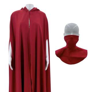 The Handmaid’s Tale June Osborne Screen Worn Red Cloak & Collar/Mask Ep 306 | VIP Fan Auctions