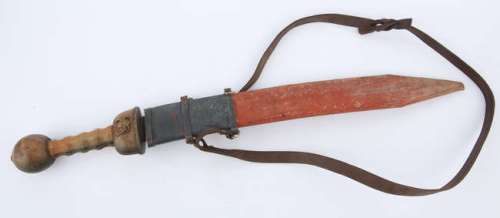 Gladiator (Purported to be from the film Gladiator 2000) a cavalry stunt sword in scabbard with… | Ewbank’s