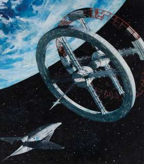 Robert McCall original poster concept artwork for 2001: A Space Odyssey. | Profiles in History