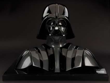 ’Darth Vader’ helmet, facemask and chest armor from Star Wars: The Empire Strikes Back with LOA. | Profiles in History