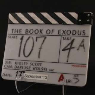 Exodus: Gods and Kings - Production used clapperboard
