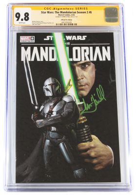 Star Wars: The Mandalorian Season 2 #8 Official Pix Virgin Edition - Signed by Mark Hamill as Luke Skywalker (CGC Signature Series 9.8) 2024 | SWAU
