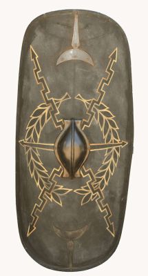 Gladiator (2000) Praetorian Shield, as intended to be used as a focal item in the finale of the… | Ewbank’s