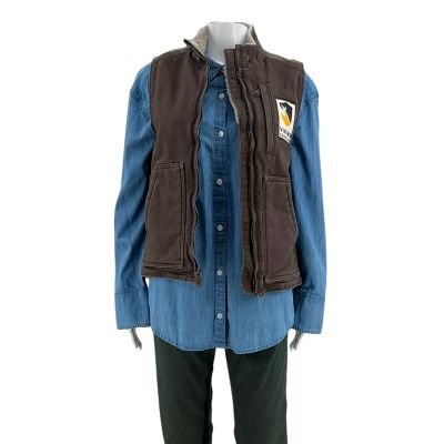 Lot 92: Mercy Nicole Raven Screen Worn Vest, Button-Up Shirt & Pants Ch 19 Sc 84 | VIP Fan Auctions