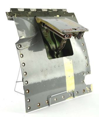 Lot 2073 - James Bond 007 - Goldeneye (1995) - Russian MIG 29 Fulcrum jet fighter hydraulic flap panel… | Ewbank’s