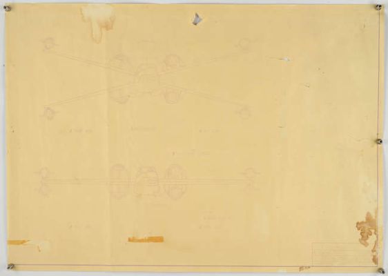 Star Wars Episode IV: A New Hope (1977) X-Wing Fighter Blueprints from 4th September 1975, folded,… | Ewbank’s