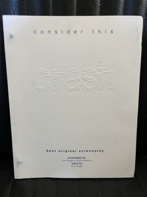Crash Movie Script Original Screenplay Rare! | eBay US