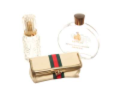 Mad Men - Lot 7202 - Betty‘s Empty Perfume Bottles and Vintage Manicure Kit