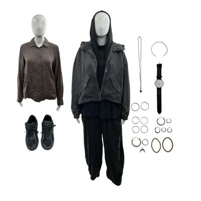 Tom Clancy’s Jack Ryan Ghost War Emma Screen Worn Jacket, Button-Up Shirt, Trousers, Sneakers, Jewelry Set, Watch & Hoodie Ch 1.1 Dhow Sc 47-60 | VIP Fan Auctions