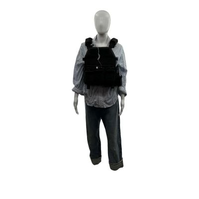 Tom Clancy’s Jack Ryan Ghost War Emma Screen Worn Stunt Double Button-Up Shirt, Vest , Jeans, Earpiece & Vest Ch 4 Stage 1 | VIP Fan Auctions
