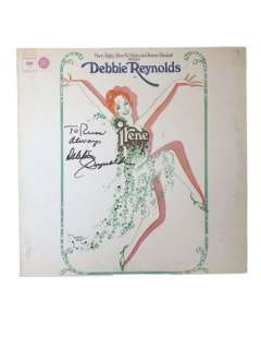 Debbie Reynolds Signed Irene Album | Premiere Props